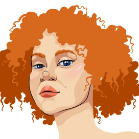 Портрет Рыжей девушки