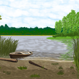 Летнее озеро