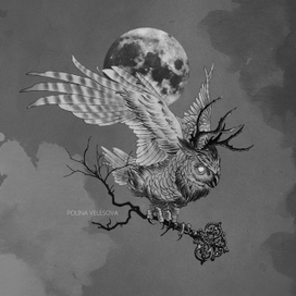 Серия работ "Сказки Вепсского леса"