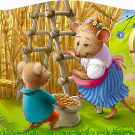 Про лисичку и грибы 4