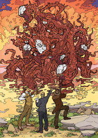 Иллюстрации к повестям Г. Ф. Лавкрафта. «Ужас Данвича»