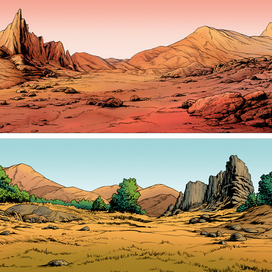 Пустыня и поле