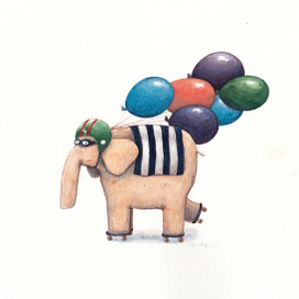 веселый слон