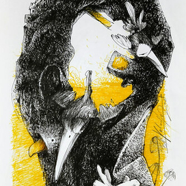 ...желток полдень...