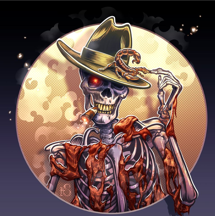 Черепушка и членистоногое