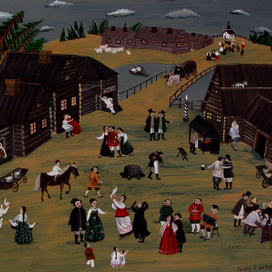 Деревенские гуляния. 