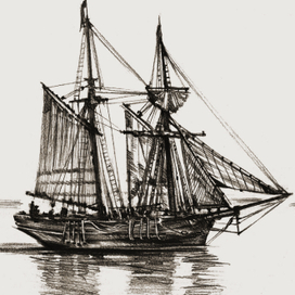 “Личные записки капитана Ричарда Ф. Бертона о паломничестве в Медину и Мекку”, полосная иллюстрация