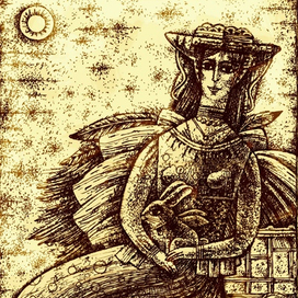 Феечка и ручной кролик