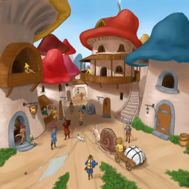 Грибной город