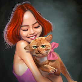 рыжий подарок.