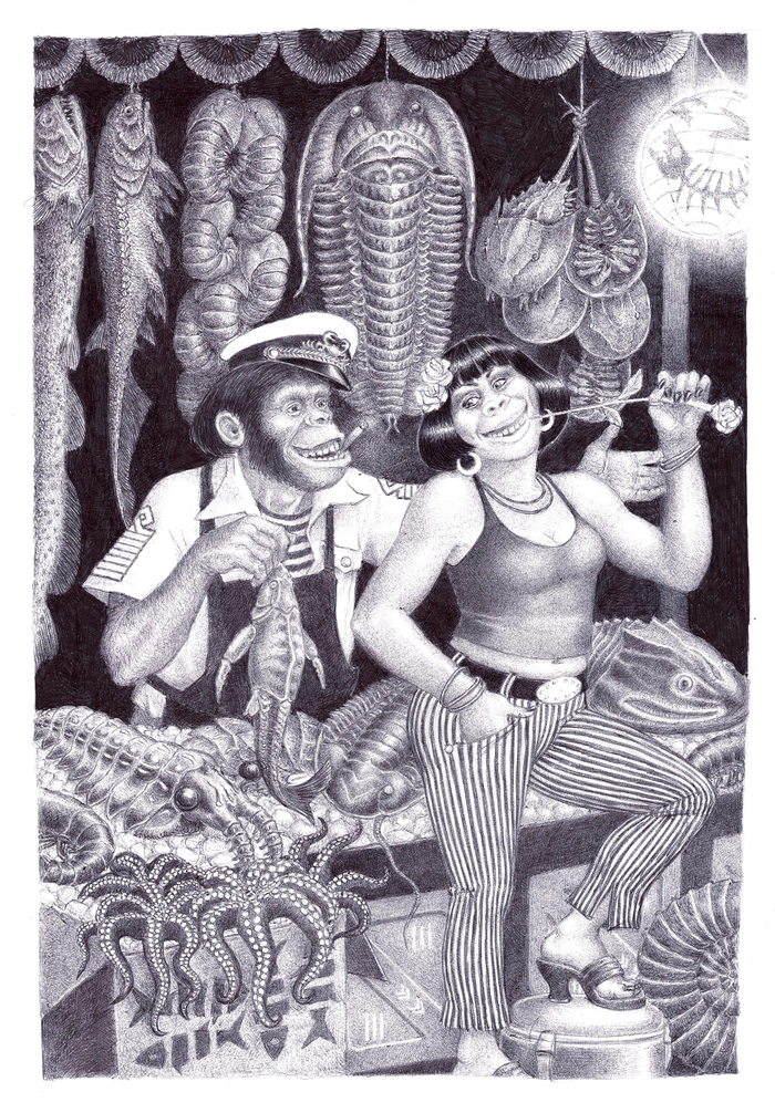 Лавка морепродуктов. Где-то в далекой галактике.