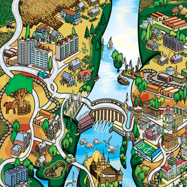 Карта Запорожья 2014 (фрагмент)