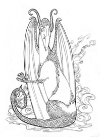 Кокетливый дракон