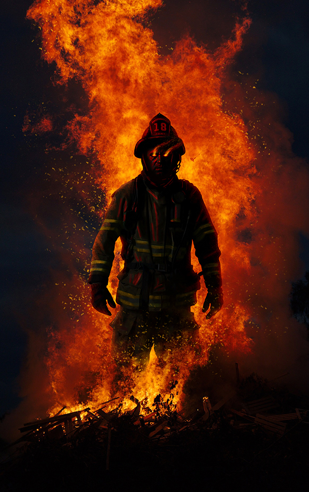 Joe Hill "Fireman" ( book cover art )
