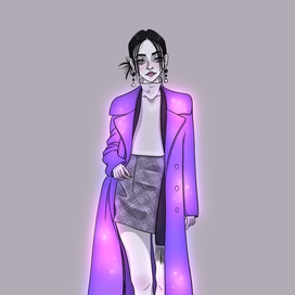 Светящееся пальто