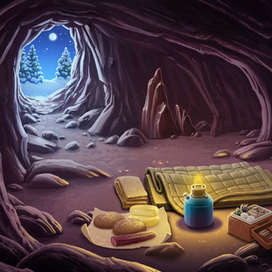 Ночёвка в пещере