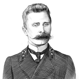 Портрет в стиле гравюра