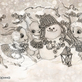 Новогодние белки! :)