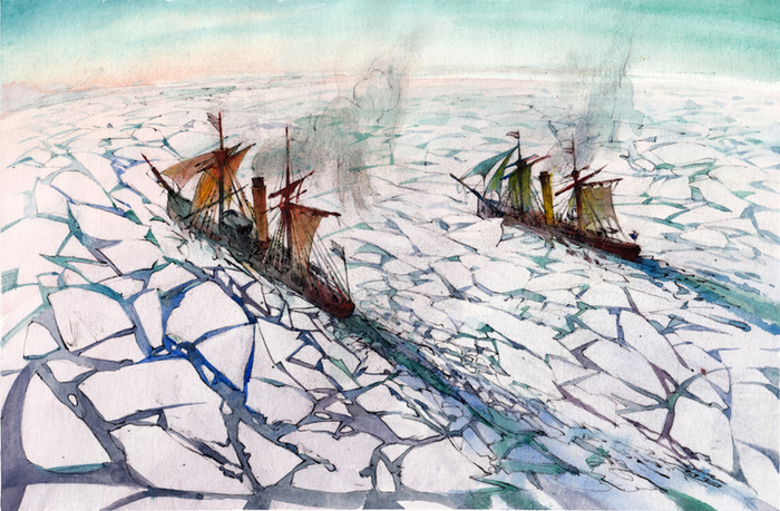 Марина Алёшина "Рождество в северных льдах" 