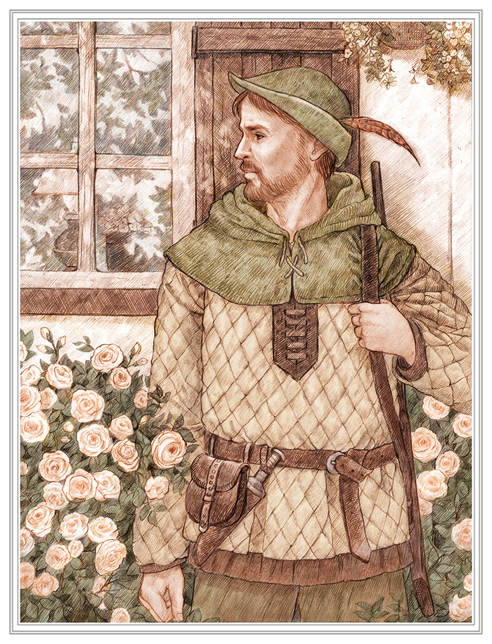 Иллюстрация из серии "Красная шапочка"