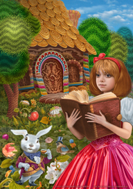 плакат: Алиса в стране чудес