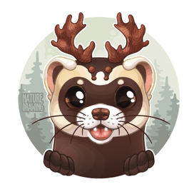 Рогатый хорёк