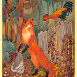 Иллюстрация к сказке "Теремок"