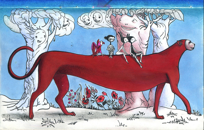 Красный кот