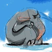 Помывка слона