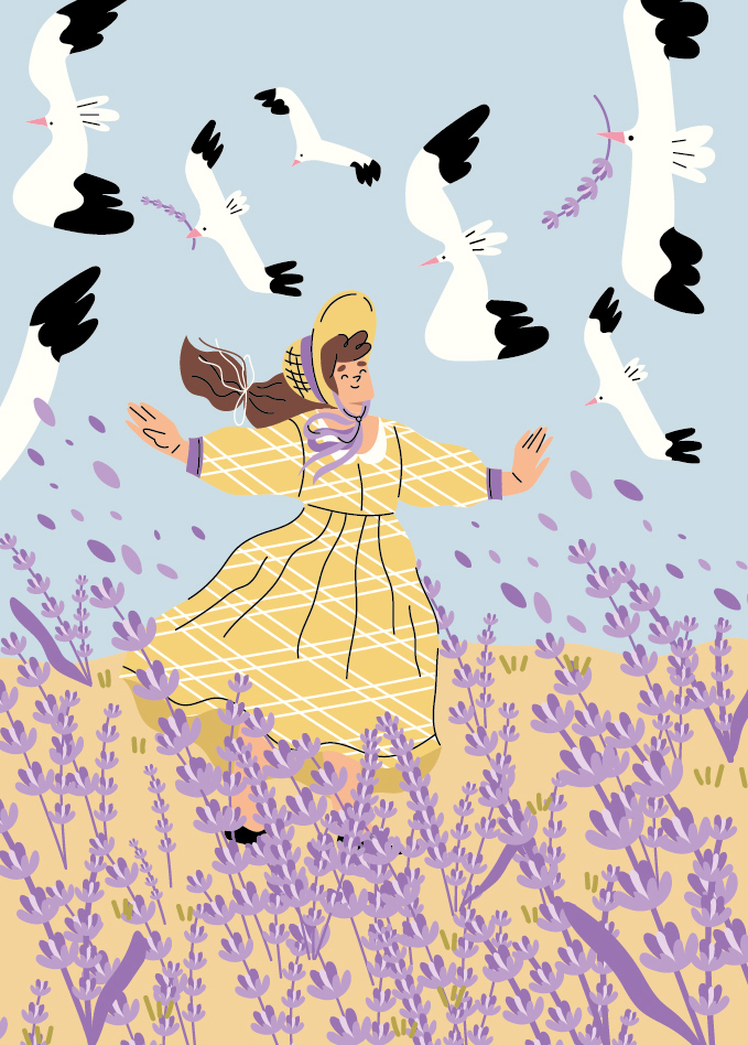 иллюстрация для ароматических саше