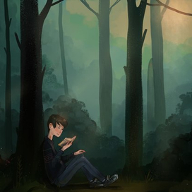 "Чтение в лесу"