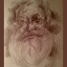 красивый Автопортрет в новых очках и случайно подбитым глазом