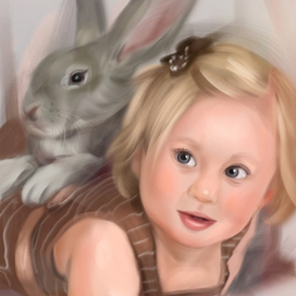 Портрет с кроликом