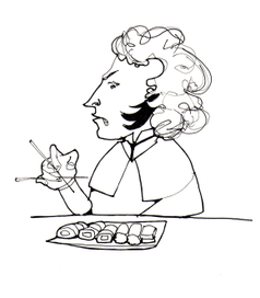 Пушкин vs. суши