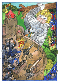 Иллюстрация к роману Ф Раблэ "Гаргантюа и Пантагрюэль"