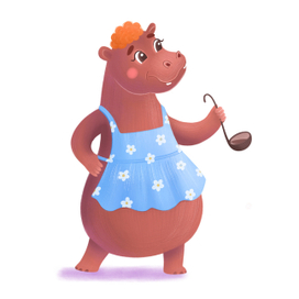 Бегемот персонаж для книги