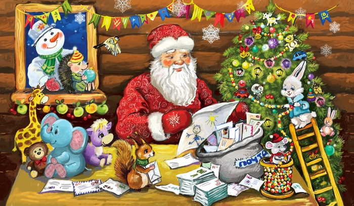 для новогодней упаковки