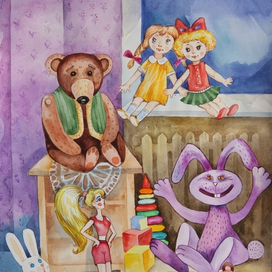 Иллюстрация к сказке И. Рогалёвой