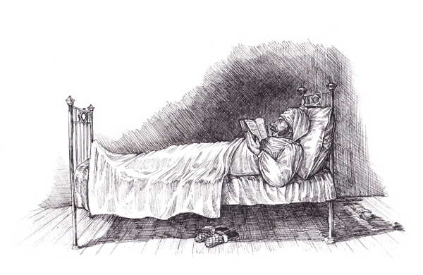 Я бы покорил весь мир, но я уже в пижаме....Иллюстрация для рекламы акции пива в социальных сетях ТМ Velkopopovicky Kozel (Велкопоповицкий Козел)