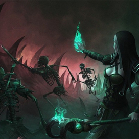 Иллюстрация к дарк фэнтези 