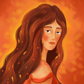 Девушка осень