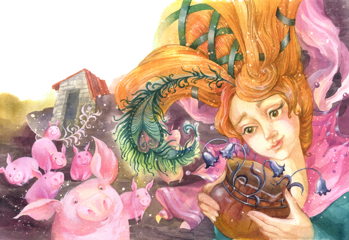 Свинюрята и горшок