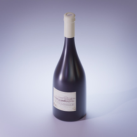 Бутылка вина 3D