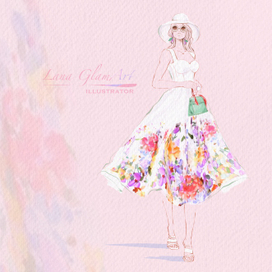 Fashion иллюстрация 