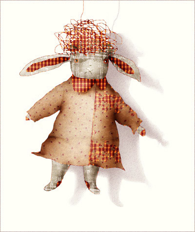 Зайчик на веревочке