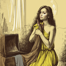 Утро. Старый сундук.