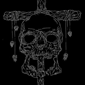 Эскиз принта на футболку.