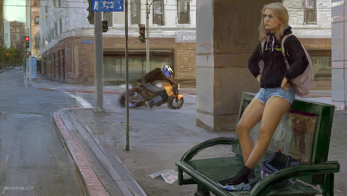 где-то, сегодня утром...