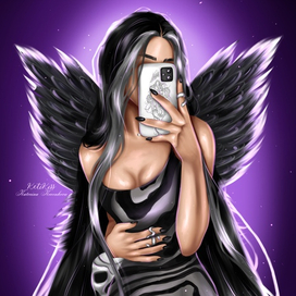 Девушка с крыльями