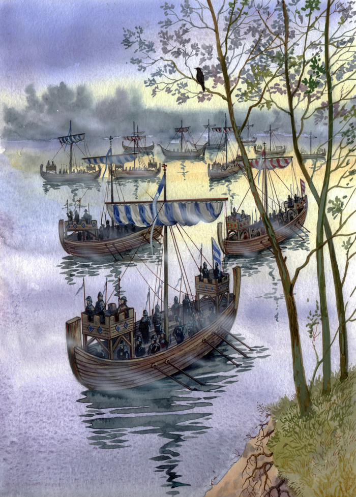 Александр Невский. Флот вторжения. 